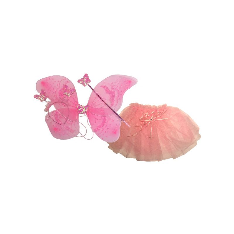 Kit Deguisement Papillon Rose Enfant Accessoires De Fete Izdeguiz