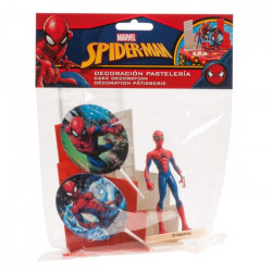 Kit Decor Gateaux 8 Cm Spider Man Cake Design Licence