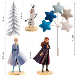 Kit Decor Gateaux La Reine Des Neiges 2 Elsa Anna Olaf Licences