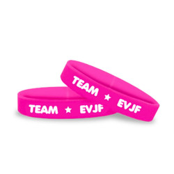 Lot 5 bracelets rose fuchsia Team EVJF Accessoires de fête CD4420