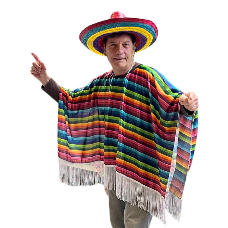 Poncho mexicain adulte Accessoires de fête 977322