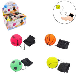 Balle à jongler pied élastique 6 cm vendue par 24 Jouets et articles kermesse 22023