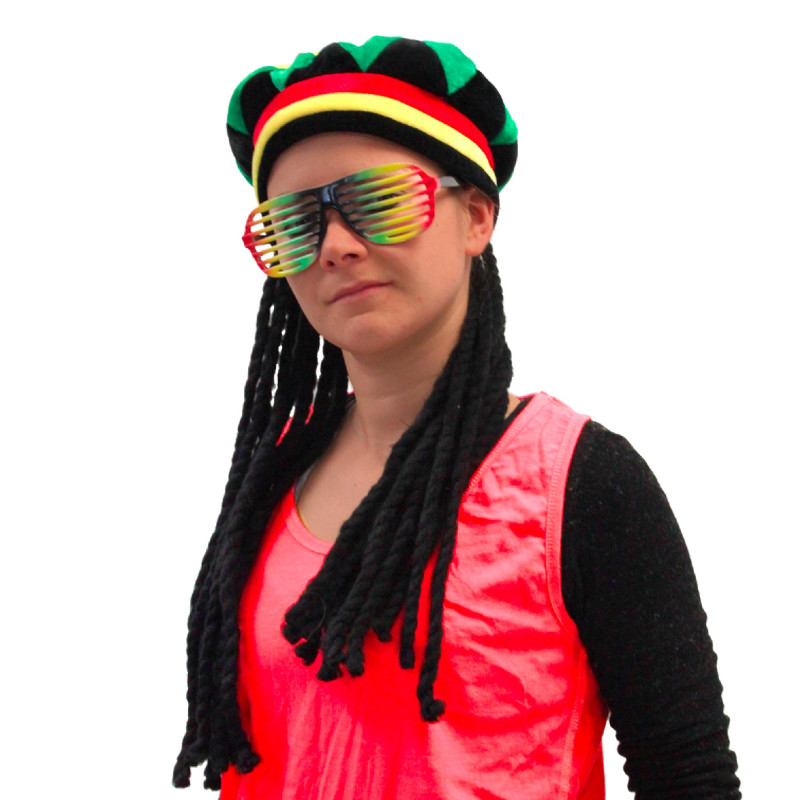 Bonnet rasta et dread locks Accessoires de fête B10415