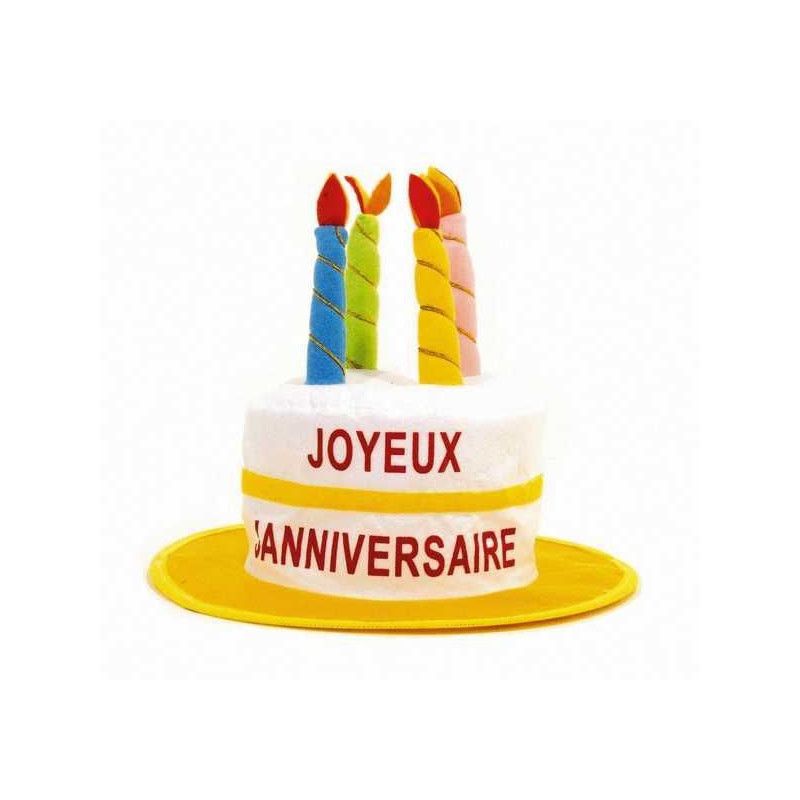 Chapeau Joyeux Anniversaire Accessoires De Fete Izdeguiz