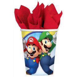 Cartes Invitation Anniversaire Super Mario X 8 Deco Festive Izdegu