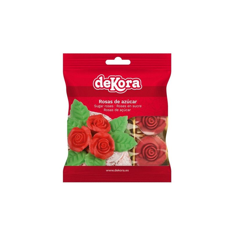 Fleurs En Sucre Rouge Pour Decoration De Gateau X 12 Deco Festive